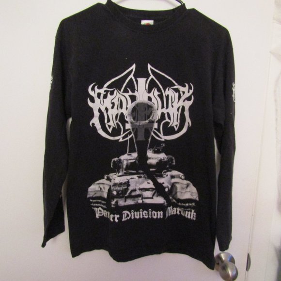 Marduk Black Metal Panzer Division Marduk Band Long Sleeve Shirt Size M - Picture 1 of 3